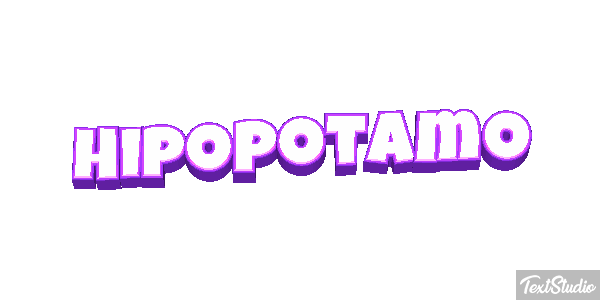 Hipopótamo Effetto testo