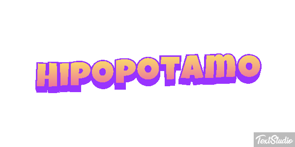 Hipopótamo Effetto testo
