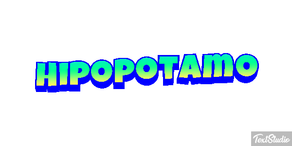Hipopótamo Effetto testo