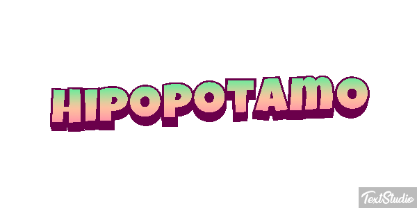 Hipopótamo Effetto testo