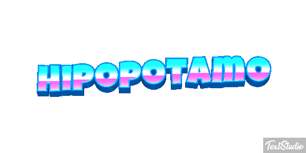 Hipopótamo Effetto testo