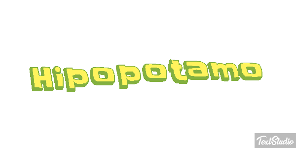 Hipopótamo Effetto testo