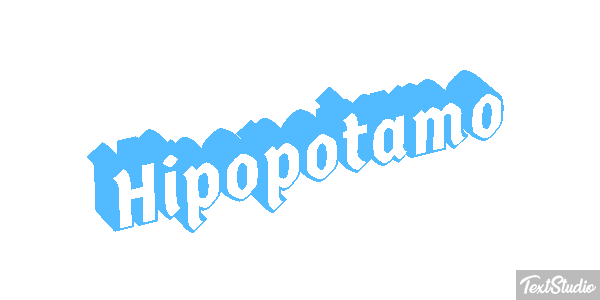 Hipopótamo Effetto testo