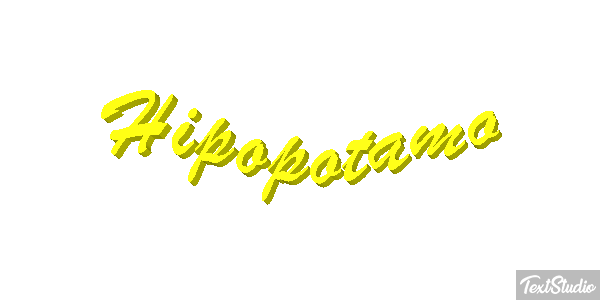 Hipopótamo Effetto testo