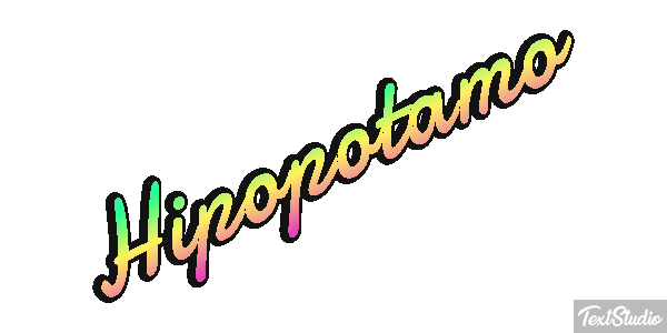 Hipopótamo Effetto testo