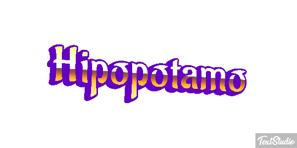 Hipopótamo Effetto testo