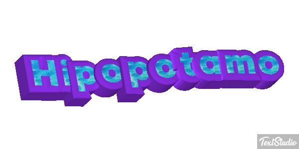 Hipopótamo Effetto testo