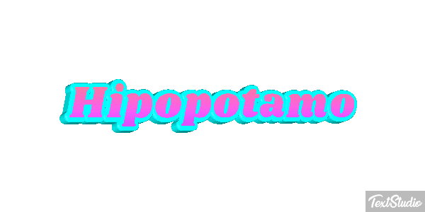 Hipopótamo Effetto testo