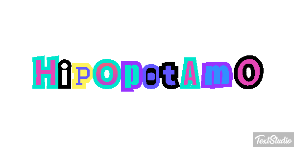 Hipopótamo Effetto testo