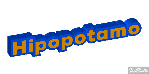 Hipopótamo Effetto testo