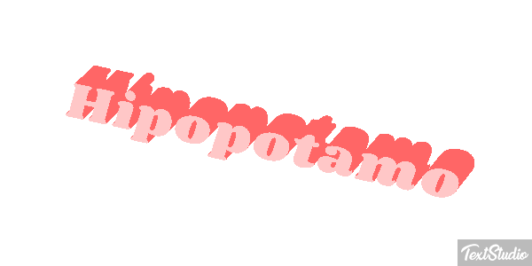 Hipopótamo Effetto testo