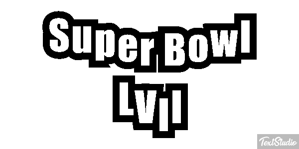 Super Bowl LVII Texteffekt