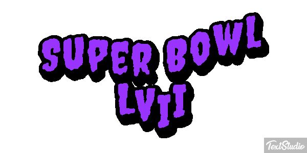 Super Bowl LVII Texteffekt