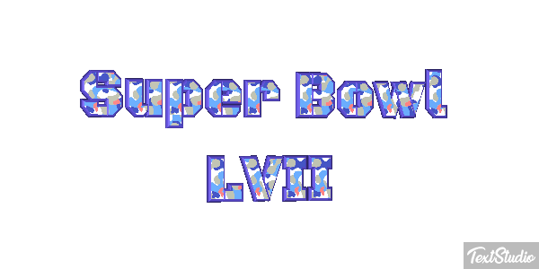 Super Bowl LVII Texteffekt