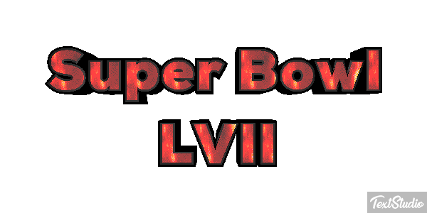 Super Bowl LVII Texteffekt