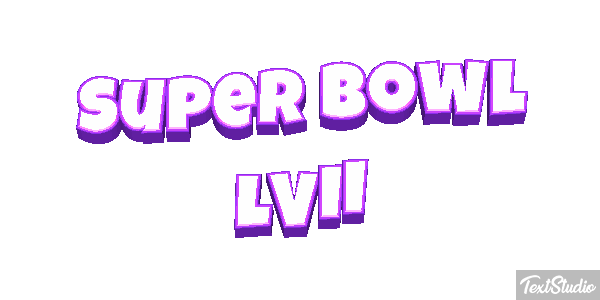 Super Bowl LVII Texteffekt