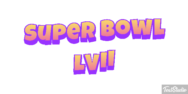 Super Bowl LVII Texteffekt