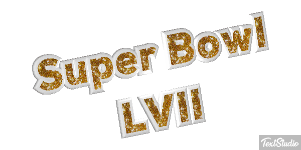 Super Bowl LVII Texteffekt