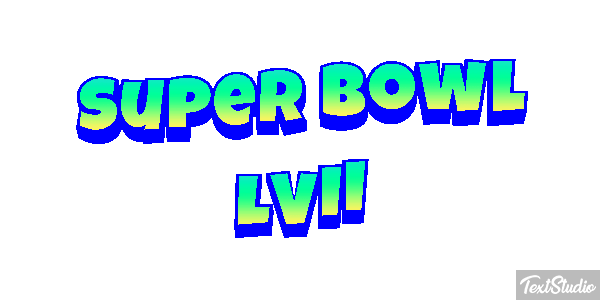 Super Bowl LVII Texteffekt