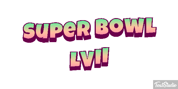 Super Bowl LVII Texteffekt