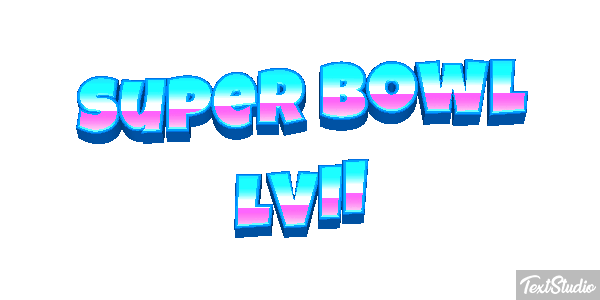 Super Bowl LVII Texteffekt