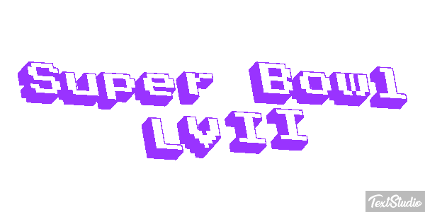 Super Bowl LVII Texteffekt