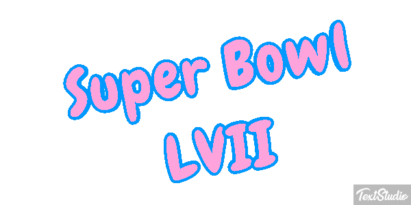 Super Bowl LVII Texteffekt