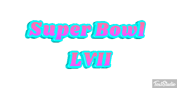 Super Bowl LVII Texteffekt