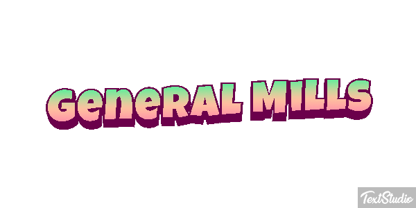 General Mills テキスト効果