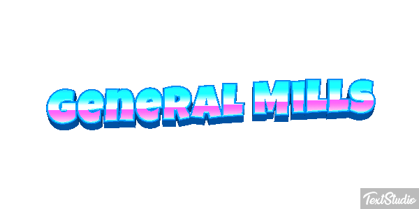 General Mills テキスト効果