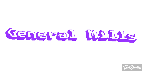 General Mills テキスト効果