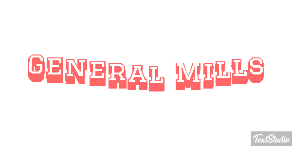 General Mills テキスト効果