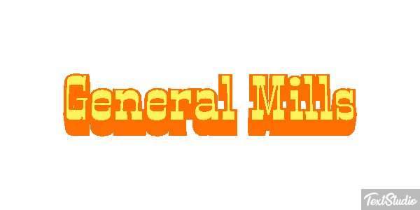 General Mills テキスト効果