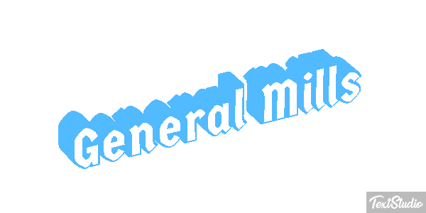 General Mills テキスト効果