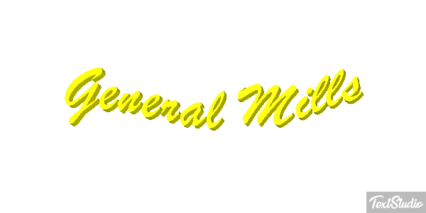 General Mills テキスト効果