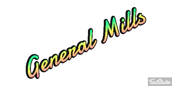 General Mills テキスト効果
