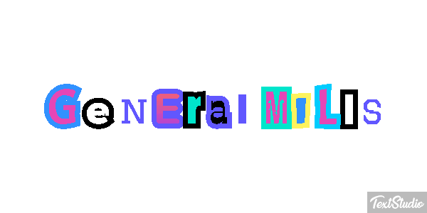 General Mills テキスト効果