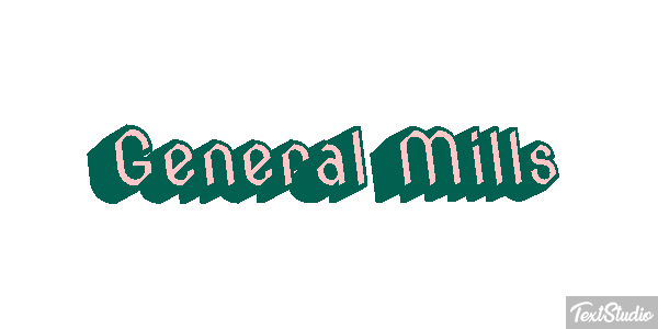 General Mills テキスト効果