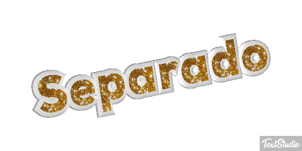 Separado Efeito do texto