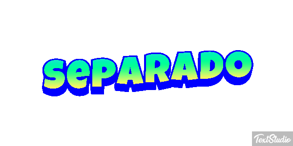 Separado Efeito do texto