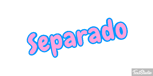 Separado Efeito do texto