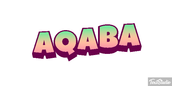 Aqaba Effetto testo