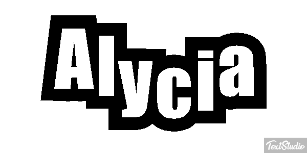 Alycia Text effect