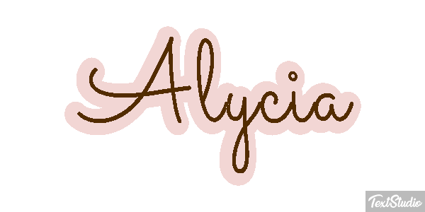 Alycia Text effect