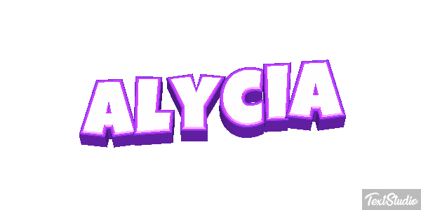 Alycia Text effect
