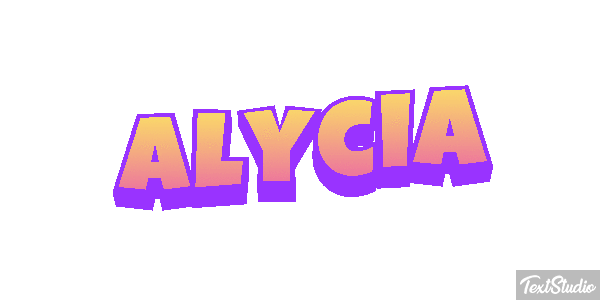 Alycia Text effect