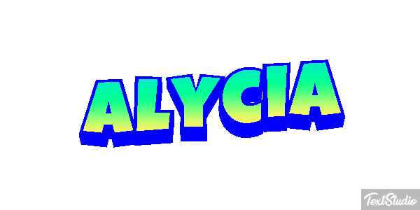 Alycia Text effect