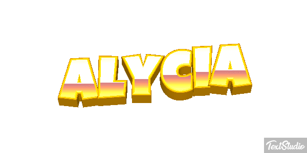 Alycia Text effect