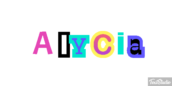 Alycia Text effect