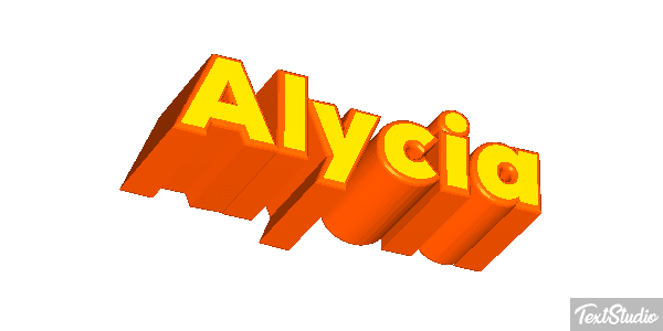 Alycia Text effect